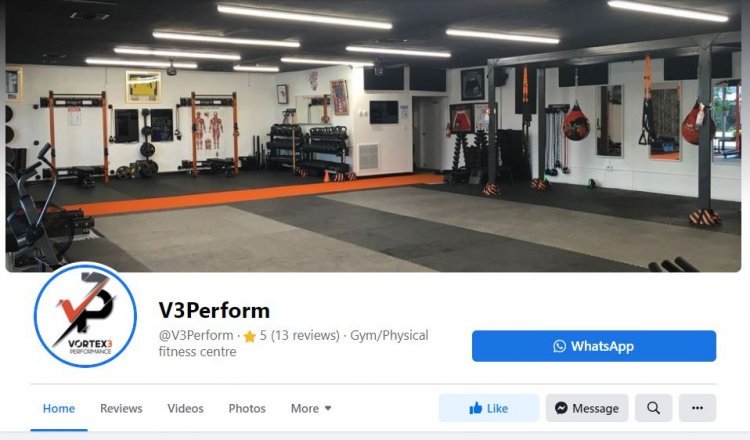 Share and be fit together when you follow V3perform on Facebook.